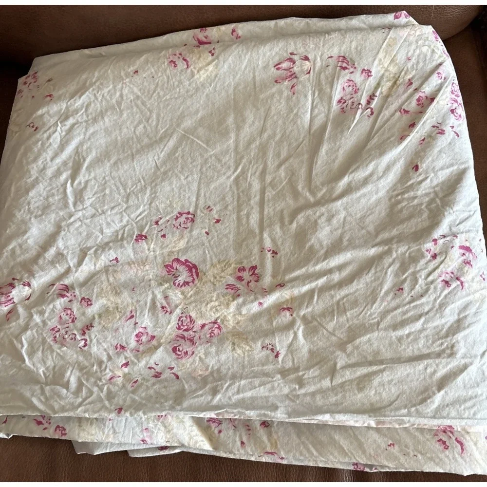 Rachel Ashwell Simply Shabby Chic Belle Hydrangea? Blue KING Duvet Cover 104 X92